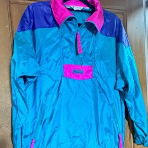 Vintage 90s Columbia Colorblock Windbreaker Size L